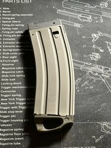 東京マルイ MWS Z System 対応 PROWIN Aluminium 50rd STANAG Magazine マグプルバンパー付　/ MAGPUL PMAG EMAG HEXMAG VN 