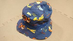 * baby vehicle pattern blue group hat approximately 46cm blue color baby man 