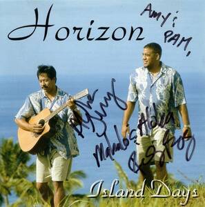 Mellow Hawaii, サイン入り Horizon/Island Days