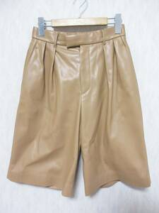 STUNNING LURE Stunning Lure short pants fake leather Easy 20S118-025 lady's 1 kn1668