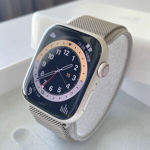 apple watch series7 45mm セルラーモデル スターライト　未使用品