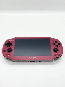 【ジャンク】PlayStation Vita pch-1000 コズミックレッド 本体のみ