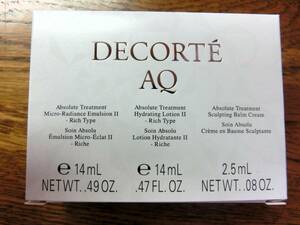 ☆ Cosmetics decorte aq apsorte set