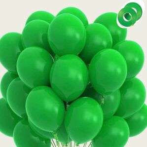 風船バルーン緑グリーン飾り付け誕生日パーティーイベントノーマルシンプル