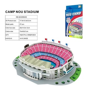 3D Paper Craft футбольный футбольный стадион Camp Nou Camp Know