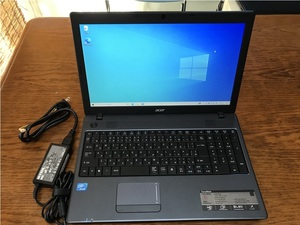 1円～　ACER　5344-FBP23　15.6型/ノートPC/Win10/250GB/4GB/Celeron P4600　01