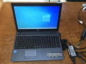 1円～　ACER　5344-FBP23　15.6型/ノートPC/Win10/250GB/4GB/Celeron P4600　22