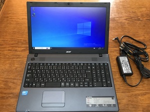 1円～　ACER　5344-FBP23　15.6型/ノートPC/Win10/SSD120GB/4GB/Celeron P4600　07