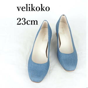 MK3332*VELIKOKO*VELICOCO*Женские насосы*23 см*Джинсовый цвет*