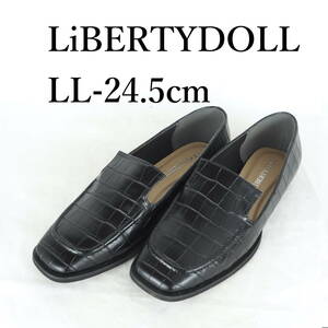 MK3383*LiBERTYDOLL*リバティードール*レディースローファー*LL-24.5cm*黒