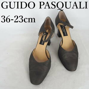 MK3454*GUIDO PASQUALI*グイドパスカーリ*レディースパンプス*36-23cm*グレー