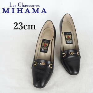 MK3852*MIHAMA*ミハマ*レディースパンプス*23cm*黒*