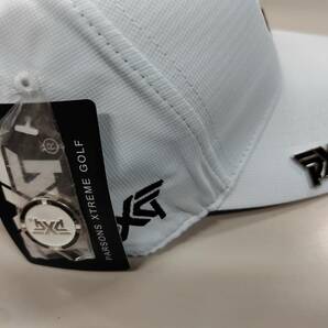 PXG スカル ゴルフキャップ 帽子 マグネットマーカー ホワイトの画像3