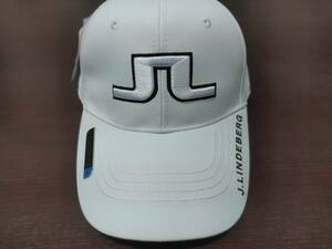 J-LINDEBERG ジェイリンドバーグ 帽子 ゴルフキャップ マーカー付 ホワイト