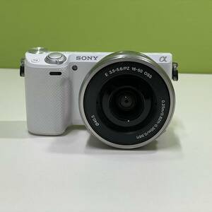 SONY NEX-5R+ 16-50mmズーム 白 美品 バッテリーOK完動品