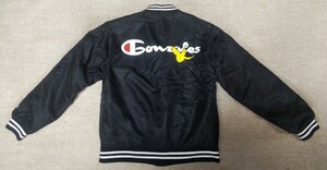 ◎激カワ◎良品◎MARK GONZALESマークゴンザレス バックプリントスタジアムジャンパー size M ブラック Champion