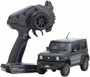 【未開封、箱イタミ小】 京商 ミニッツ 4×4 レディセット スズキ ジムニーシエラ ジャングルグリーン 32523GR