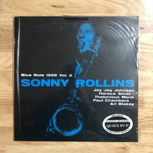 LP CLASSIC RECORDS SONNY ROLLINS/VOLUME 2[US盤:BLP 1558:MONO:200g/Quiex SV-P VINYL:ハイプステッカー付き外ビニール:インサート付き]