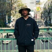 黒L ELECTRIC × CAPTAINS HELM MIL SQUAD JKT エレクトリック キャプテンズヘルム コーチ ジャケット_画像1