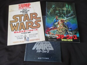 週刊ヤングジャンプ　ぜんぶスター・ウォーズ　1983年8月 中子真治+パンフレット