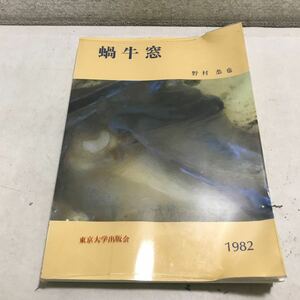 L13上◎ 蝸牛窓　東京大学医学部耳鼻咽喉科学教室・野村恭也/著　1982年発行　東京大学出版会　蝸牛窓に関する研究　◎231215