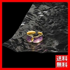 オープンリング 指輪 ゴールド パープル 紫 ユニーク レディース 韓国 アレルギーフリー 鉛 ニッケル 調整可能 フリーサイズ #C1977-2
