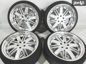 ●深リム WORK VARIANZA ヴァリアンツァ VRF-SR MSP 20インチ 9.5J 10.5J +35 PCD114.3 5H 5穴 シルバーポリッシュ 1台分 即納 棚A-4