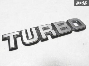 日産 純正 DR30 スカイライン 鉄仮面 ターボ TURBO エンブレム 即納 棚U