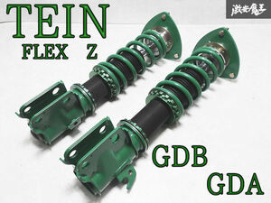 未使用!! TEIN テイン FLEXZ GDB GDA インプレッサ WRX A型 B型 C型 D型 PCD100 フルタップ 全長式 車高調 ショック 減衰 フロント2本 F-1