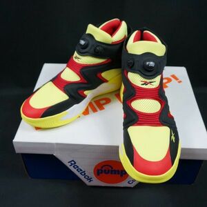 【中古】 Reebok G55142 インスタポンプフューリー ゾーン / Instapump Fury Zone Shoes （アシッドイエロー） サイズ 27.5cm