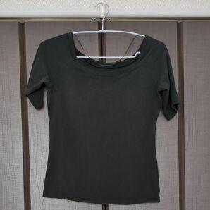 ユニクロ　カップ付きのTシャツ　ブラトップ　XL　　黒　中古に抵抗無い方へ 