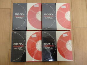 T12-5.1) SONY / ソニー・テープ　SuperA　オープンリールテープ　A5-90・275ｍ　4本セット　未使用品　日本製 未使用
