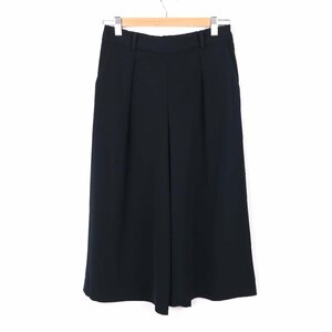 ユニクロ ガウチョパンツ ワイドパンツ レディース Mサイズ ネイビー UNIQLO