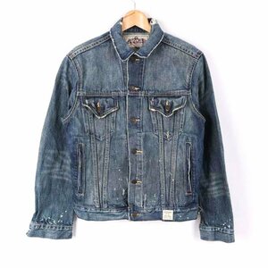 アバクロンビー&フィッチ デニムジャケット ジージャン コットン100% アウター メンズ Sサイズ ブルー Abercrombie & Fitch