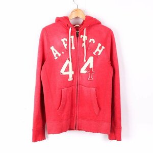 アバクロンビー&フィッチ パーカー 長袖 トップス 赤 メンズ Sサイズ レッド Abercrombie & Fitch