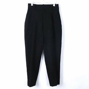 ザラ テーパードパンツ ハイウエスト フォーマル ストレッチ ボトムス レディース USA Mサイズ ブラック ZARA