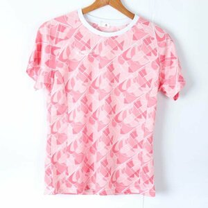 ルコックスポルティフ Tシャツ 半袖 メッシュ 大きいサイズ スポーツウエア トップス レディース Oサイズ ピンク le coq sportif