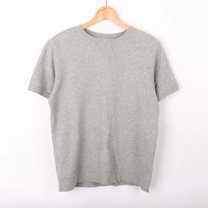 チャンピオン 半袖スウェット スエット Tシャツ 無地 ワンポイントロゴ メンズ Mサイズ グレー Champion