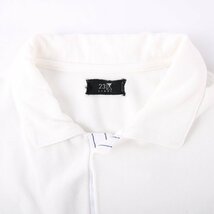 23区 ポロシャツ 半袖 綿100％ 日本製 トップス メンズ 48サイズ ホワイト 23ku_画像4
