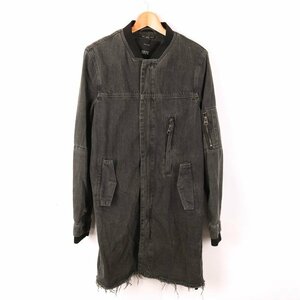 ザラ デニムジャケット コート 1975 コットン100％ アウター メンズ USA Mサイズ グレー ZARA