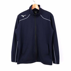 ミズノ ジャージ上 トラックジャケット 野球 スポーツウエア アウター メンズ Mサイズ ネイビー Mizuno