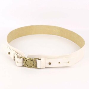  Scapa belt brand small articles lady's white SCAPA