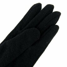 ユーピーレノマ 手袋 未使用 グローブ ウール混 ブランド 小物 レディース ブラック U.P renoma_画像4