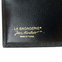 ラ・バガジェリー 手帳カバー ケース フランス製 ブランド 小物 黒 レディース メンズ ブラック LA BAGAGERIE_画像3