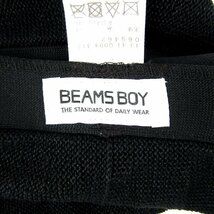 ビームスボーイ ベレー帽 リネン混 ブランド 帽子 黒 レディース ブラック BEAMS BOY_画像3