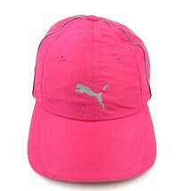 プーマ キャップ ランニング ベルクロ スポーツウエア ブランド 帽子 レディース ONEサイズ ピンク PUMA_画像2