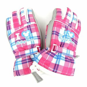 ignio snow glove Disney Mickey Mouse glove brand small articles Kids for girl pink IGNIO