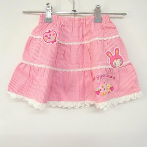  Mezzo Piano flair skirt race bottoms Kids for girl 95 size pink mezzo piano