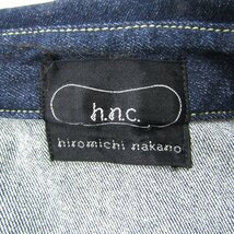 ヒロミチナカノ デニムジャケット Gジャン アウター キッズ 女の子用 160Aサイズ ネイビー hiromichi nakano_画像3