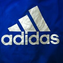 アディダス 半袖ピステ ウィンドブレーカー 裏起毛 スポーツウエア キッズ 男の子用 150サイズ ブルー adidas_画像6